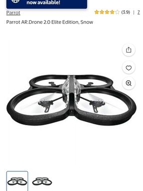 Parrot AR.Drone 2.0 Elite Edition Quadricopter - Black
